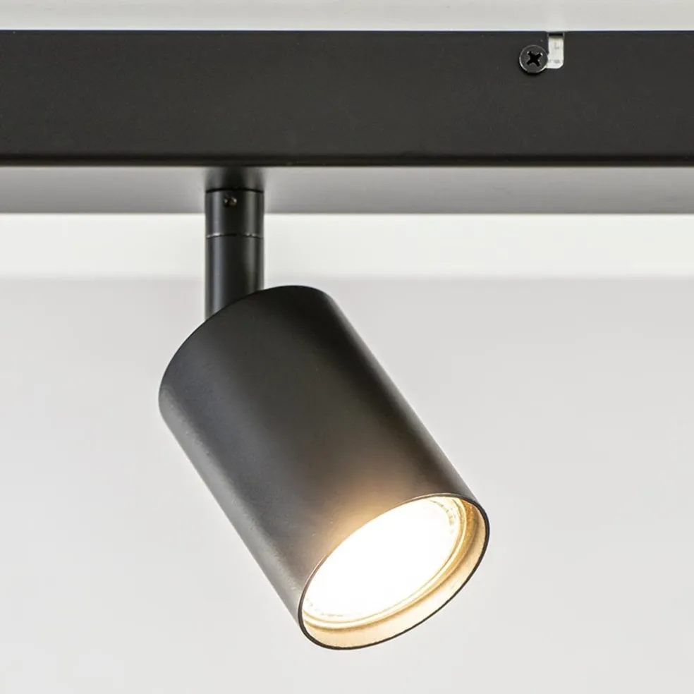 Plafondspot Bounce 6L 160cm zwart