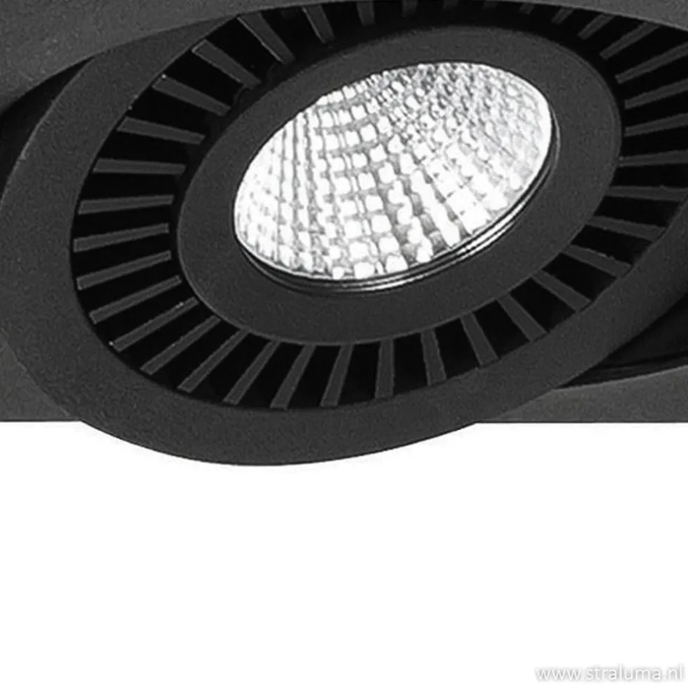 Plafondspot Eye 3L box zwart led 3000k