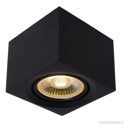Plafondspot kubus zwart gu10-111 dtw