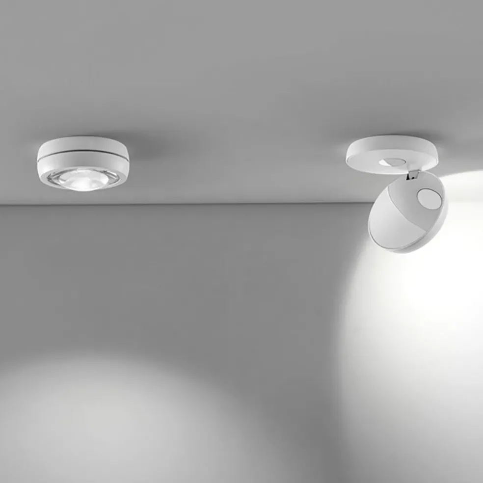 Plafondspot Nautilus wit/chroom