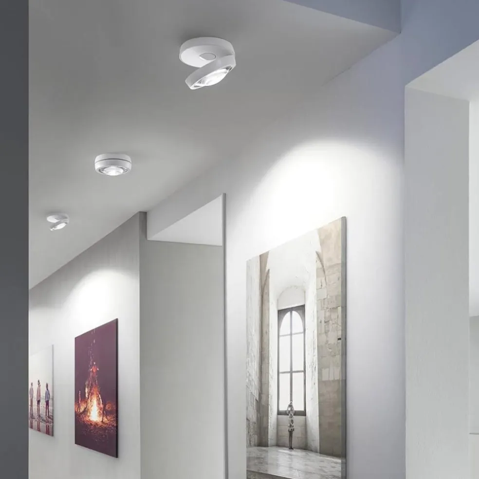 Plafondspot Nautilus wit/chroom