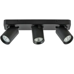 Plafondspot Oliver 3L balkzwart gu10