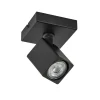 Plafondspot Quadro 1L zwart gu10