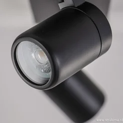 Plafondspot Rain 2L zwart balk IP44