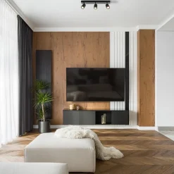 Plafondspot Razza 3L balk zwart gu10