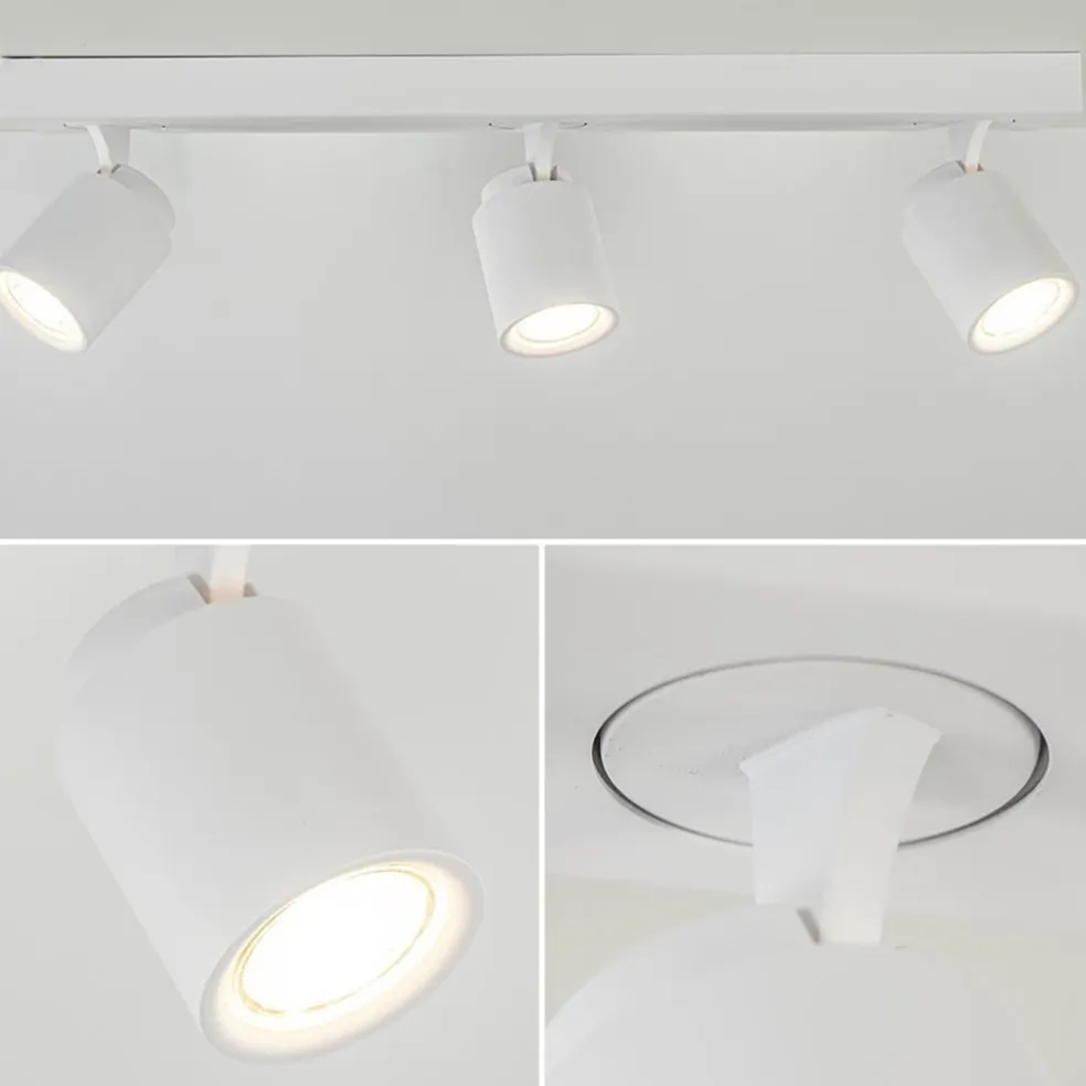Plafondspot Razza 3L balk wit
