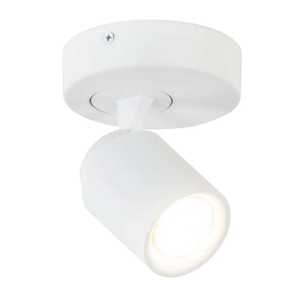 Plafondspot Razza 1-lichts wit gu10