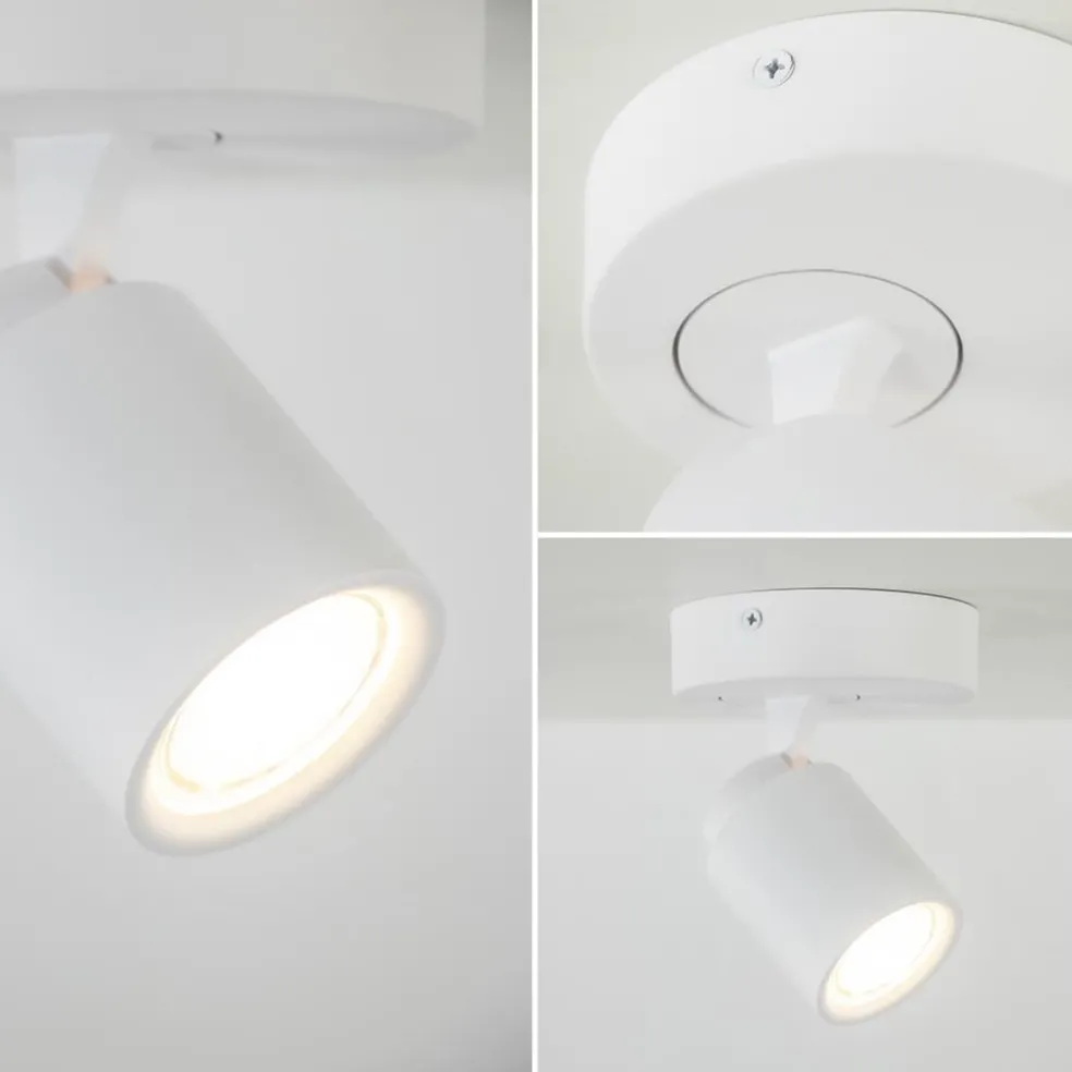 Plafondspot Razza 1-lichts wit gu10