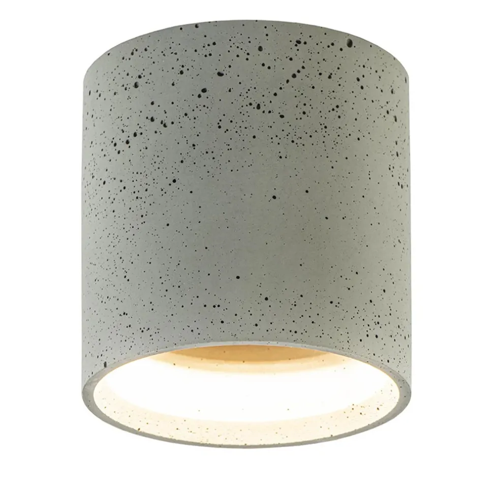 Plafondspot Shy cilinder beton