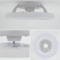 Plafondventilator Tibet wit ab/app CCT