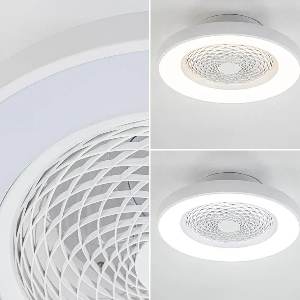 Plafondventilator Tibet wit ab/app CCT