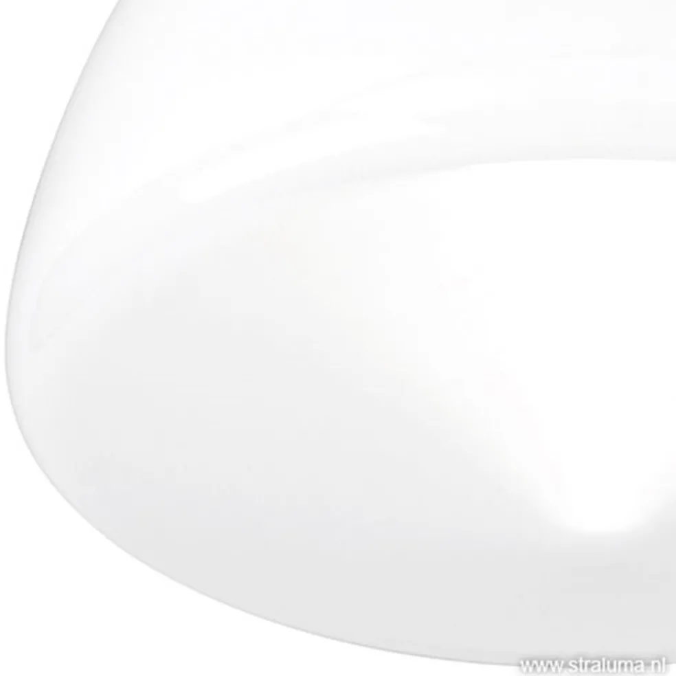 Plafonnière Glasgow art deco chroom glas