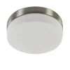 Plafonnière nikkel/opaal 18cm 3-st.dim.