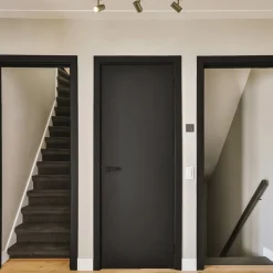 Railsysteem set 1 m met 3 GU10 spots brons