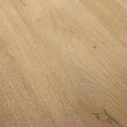 Rechthoekige eettafel gebleekt en geborsteld mangohout 220x100 cm