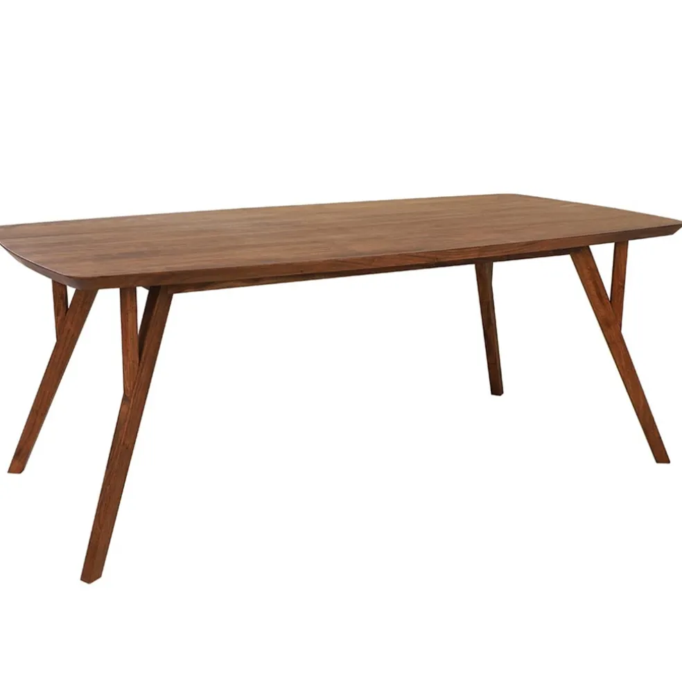 Rechthoekige eettafel Quenza acaciahout 200x100 cm