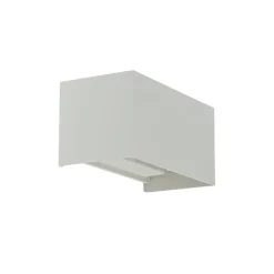 Rechthoekige LED buitenlamp wit verstelbaar