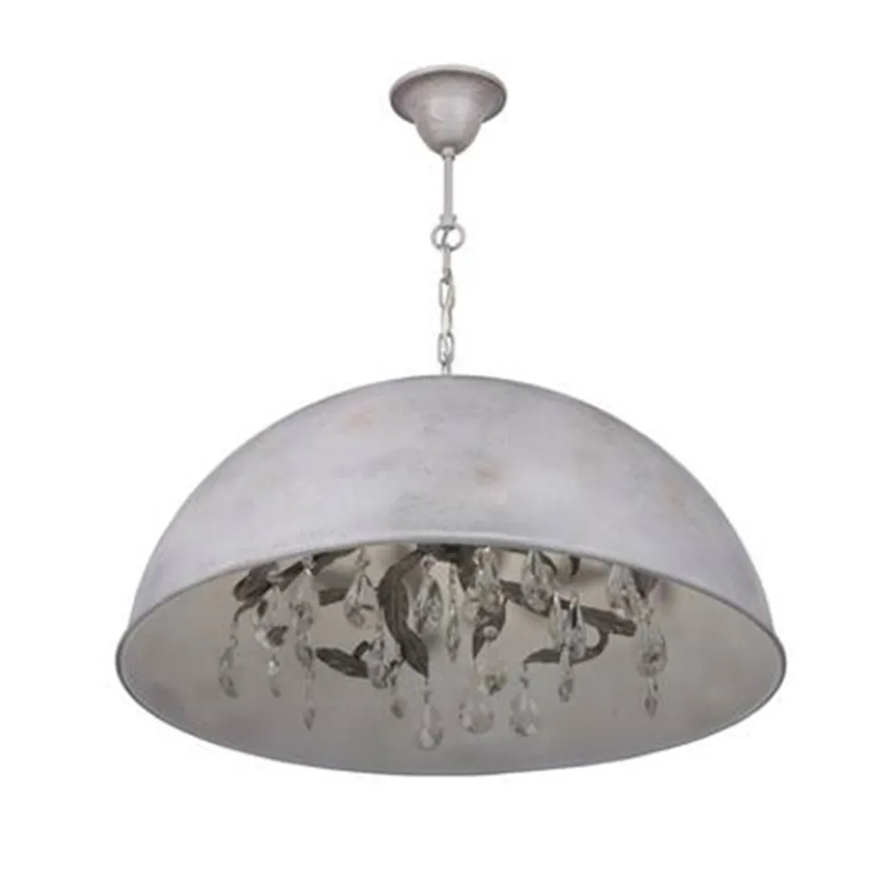 Romantische hanglamp koepel eettafel