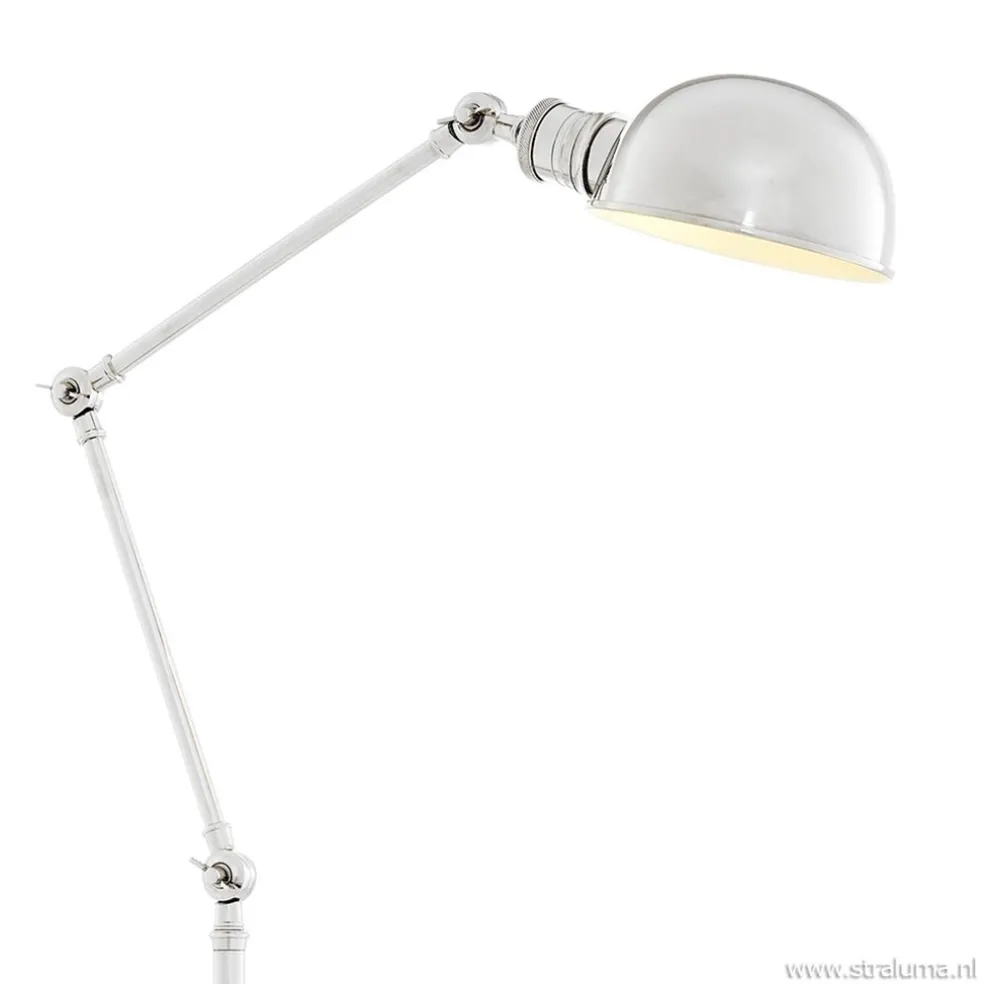 Romantische leeslamp old design zilver
