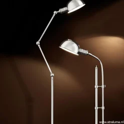 Romantische leeslamp old design zilver