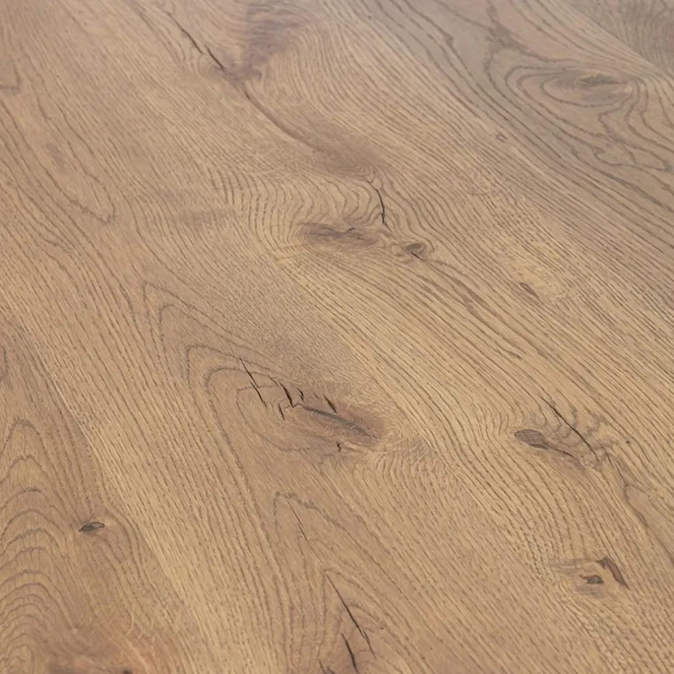 Ronde bartafel Woodstock grijs/zwart Ø130x92 cm