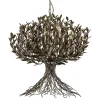 Ronde decoratieve design hanglamp rustiek