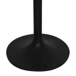 Ronde eettafel acacia hout met zwarte poot Bicoca