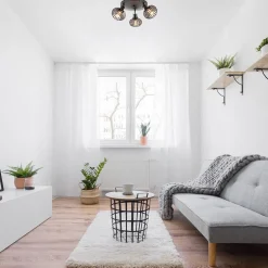 Ronde 3-lichts plafondlamp met verstelbare kappen