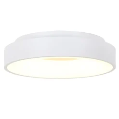 Ronde plafonnière wit 48 cm met LED