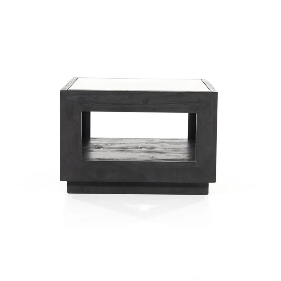Salontafel Liam 60x60x40 cm - zwart
