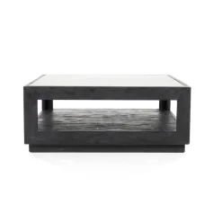 Salontafel Liam 95x95x35 cm -zwart