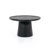 Salontafel Ron zwart 66x39 cm