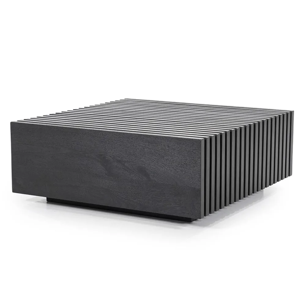 Salontafel Tom zwart hout