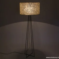 Schelpen vloerlamp met metaal groot