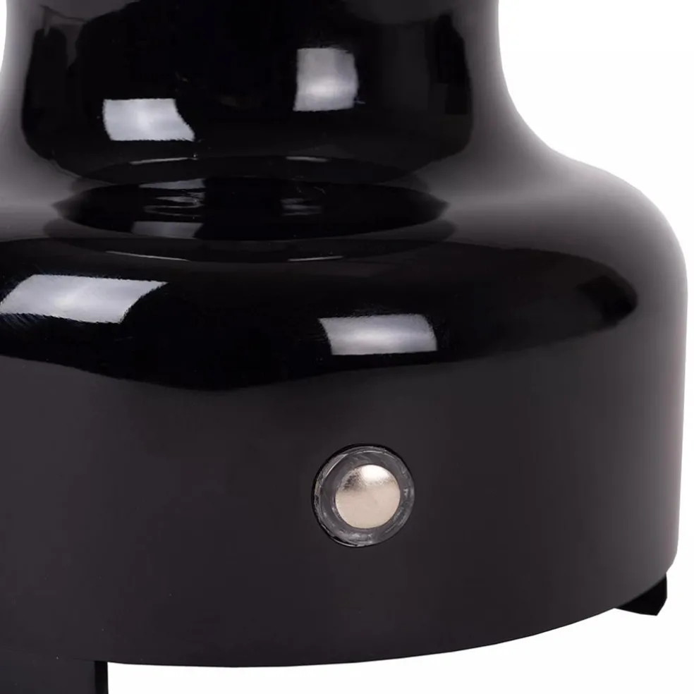 Sfeervolle tafellamp op batterij zwart dimbaar