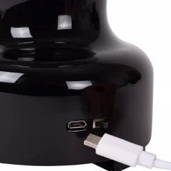 Sfeervolle tafellamp op batterij zwart dimbaar