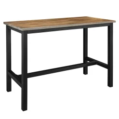 Sidetable zwart/hout