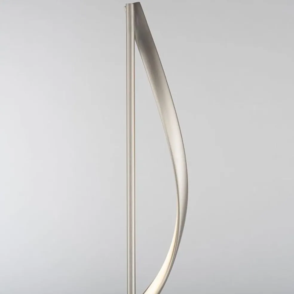 Smart LED vloerlamp sierlijk staal dimbaar