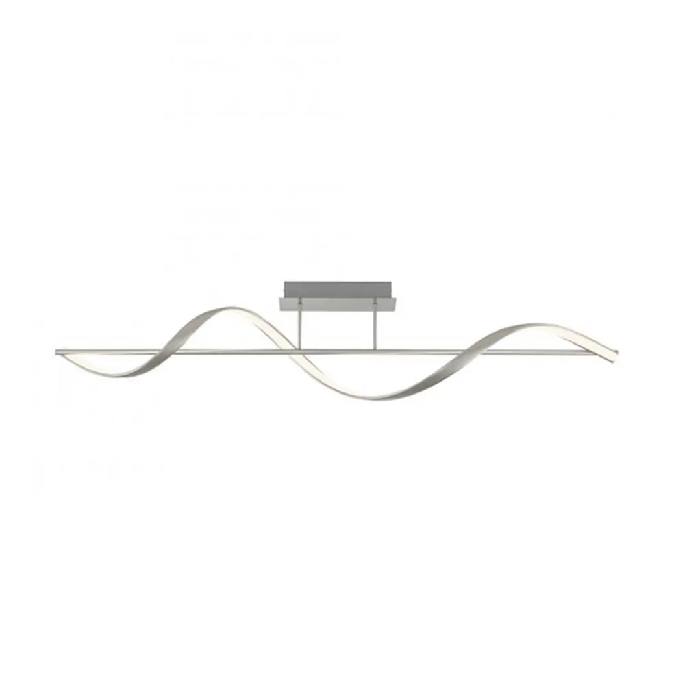 Smart plafondlamp LED spiraal staal