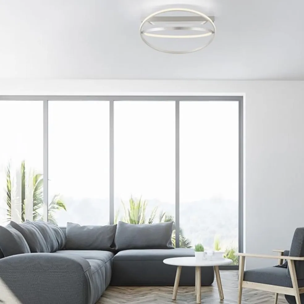 Smart Plafondlamp LED staal verstelbaar