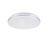 Smart plafondlamp wit met chroom IP44