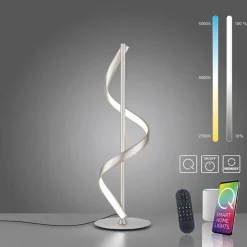 Smart tafellamp LED dimbaar staal