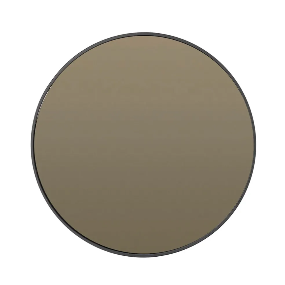 Spiegel Espejo zwart met smoke glas