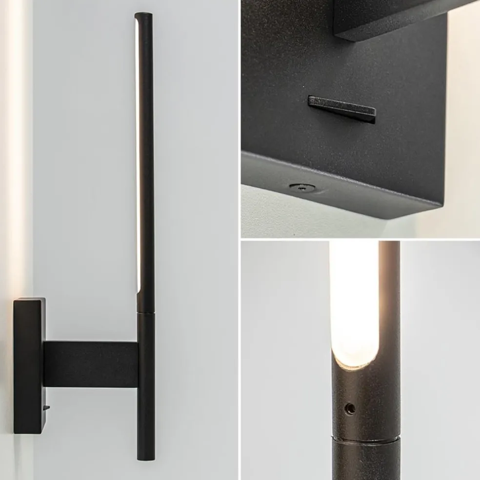 3-Standen dimbare wandlamp met verstelbare kap