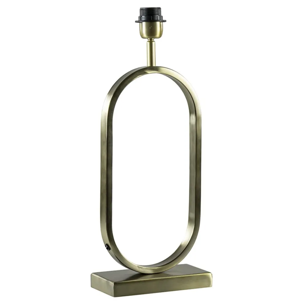 Stijvolle lampvoet Jamiri licht goud exclusief kap