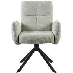 Stoffen eetkamerstoel met return-system