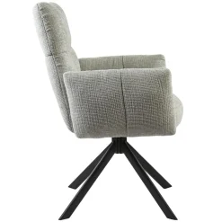 Stoffen eetkamerstoel met return-system