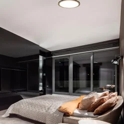 Strak moderne LED plafondlamp 40 cm dimbaar