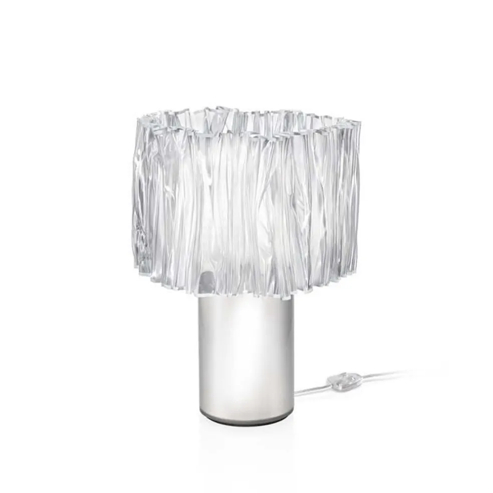 Tafellamp Accordéon 48x37cm prisma/wit