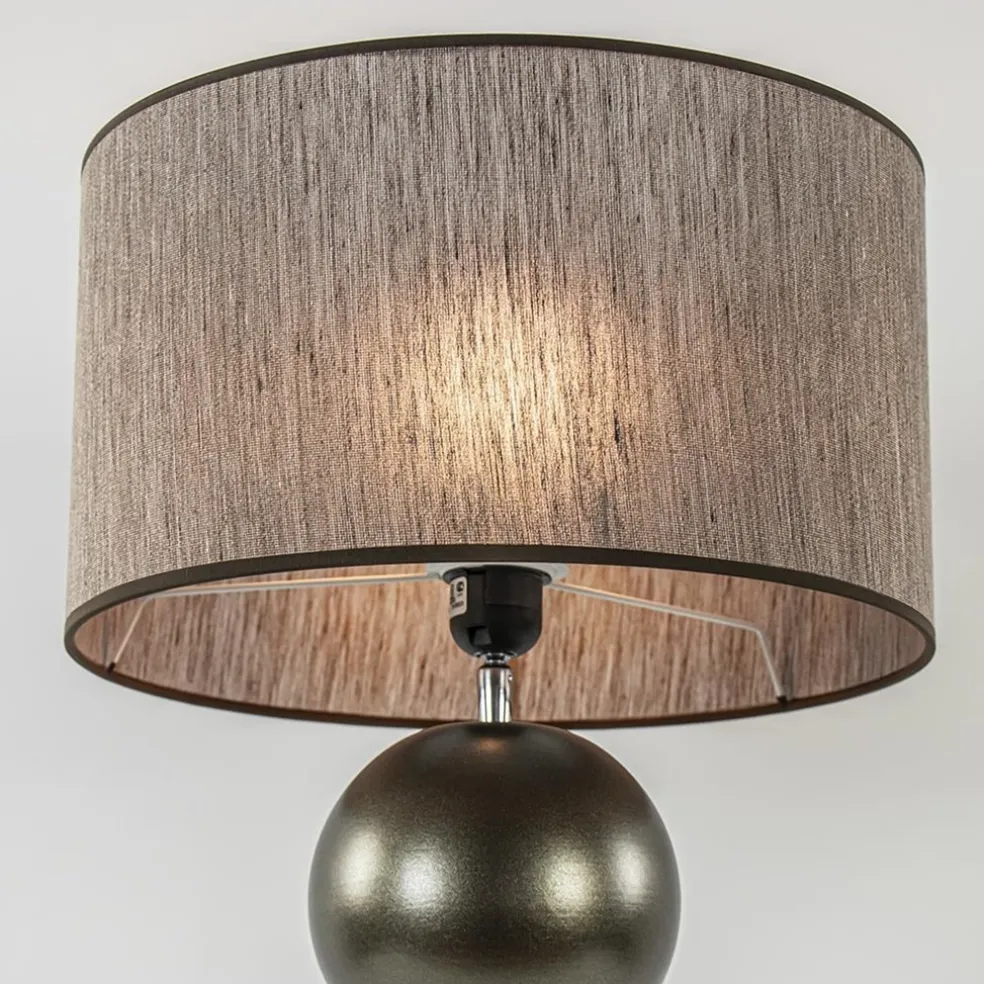 Tafellamp Bilba 72cm brons